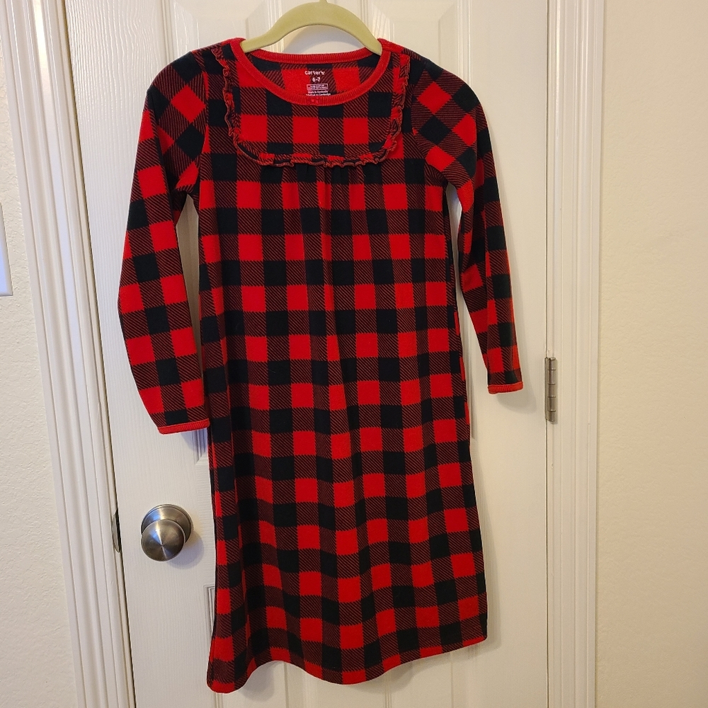 Carters long flannel gown